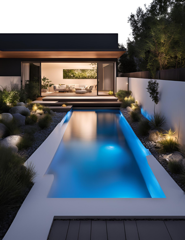 Quintas com piscina compacta